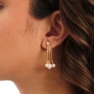 1700465400 - BRINCO 3 AROS COM PEROLA TAM 30MM<br>QTDE PCT: 3 PAR - VAL PCT: R$ 23,31 - PESO UNIT: 3,900g