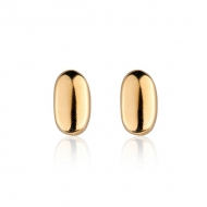 2400041500 - BRINCO OVAL LISO<br>QTDE PCT: 3 PAR - VAL PCT: R$ 26,07 - PESO UNIT: 2,400g