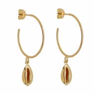 0100195400 - BRINCO DE ARGOLA COM BZIOS PEQUENO<br>QTDE PCT: 5 PAR - VAL PCT: R$ 17,20 - PESO UNIT: 2,200g
