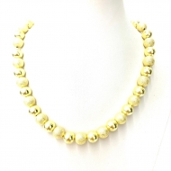 0504827500 - COLAR DE LISA E FOSCA 9MM 40CM<br>QTDE PCT: 2 PC - VAL PCT: R$ 37,60 - PESO UNIT: 26,700g
