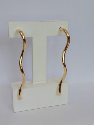 1300634500 - BRINCO TUBO TORCIDO<br>QTDE PCT: 3 PAR - VAL PCT: R$ 31,47 - PESO UNIT: 3,920g