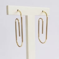 0100235800 - BRINCO DE ARGOLA CLIPS GRANDE<br>QTDE PCT: 5 PAR - VAL PCT: R$ 18,30 - PESO UNIT: 4,140g