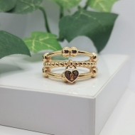 1402067100 - ANEL CLASSIC COM CADEADO CORAO<br>QTDE PCT: 3 PC - VAL PCT: R$ 19,80 - PESO UNIT: 4,100g