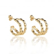 2400034200 - BRINCO DOIS AROS TRANADOS<br>QTDE PCT: 3 PAR - VAL PCT: R$ 35,97 - PESO UNIT: 6,000g