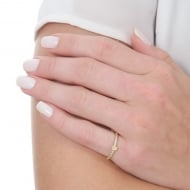 1902027000 - ANEL DE LETRA C COM PEDRAS DE ZIRCONIA NA LATERAL<br>QTDE PCT: 3 PC - VAL PCT: R$ 16,23 - PESO UNIT: 1,000g
