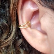 1700444500 - PIERCING DUPLO FIO DIAMANTADO<br>QTDE PCT: 5 PS - VAL PCT: R$ 12,85 - PESO UNIT: 0,700g