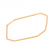 1303491700 - PULSEIRA BRACELETE QUADRADO<br>QTDE PCT: 3 PC - VAL PCT: R$ 16,41 - PESO UNIT: 7,330g