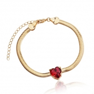 2403002500 - PULSEIRA CORRENTE RABO D´RATO C/CORAAO<br>QTDE PCT: 3 PC - VAL PCT: R$ 35,70 - PESO UNIT: 5,900g