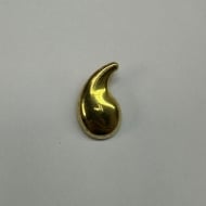 1601653100 - PINGENTE GOTA MEDIA VIRGULA ARGOLINHA TUBO<br>QTDE PCT: 5 PC - VAL PCT: R$ 15,20 - PESO UNIT: 1,360g