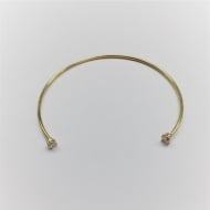 1603348800 - BRACELETE FIO 2 ZIRCONIA 4M<br>QTDE PCT: 5 PC - VAL PCT: R$ 24,05 - PESO UNIT: 2,280g
