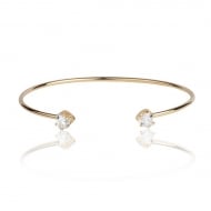 2403000400 - BRACELETE COM PEDRA CORAO 6<br>QTDE PCT: 3 PC - VAL PCT: R$ 32,67 - PESO UNIT: 3,000g