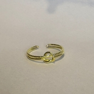 1702008400 - ANEL DUPLO DE N COM FIO DIAMANTADO  TAM 14/18/22<br>QTDE PCT: 6 PC - VAL PCT: R$ 21,00 - PESO UNIT: 1,200g