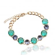 2403002400 - PULSEIRA CORRENTE C/PEDRAS T.V/AMETISTA<br>QTDE PCT: 3 PC - VAL PCT: R$ 65,70 - PESO UNIT: 11,800g
