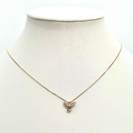 0504833500 - COLAR DE ESPIRITO SANTO ZIRCONIA<br>QTDE PCT: 4 PC - VAL PCT: R$ 31,60 - PESO UNIT: 1,700g