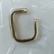 2400023700 - PIERCING QUADRADO ABERTO<br>QTDE PCT: 3 PC - VAL PCT: R$ 14,85 - PESO UNIT: 1,800g