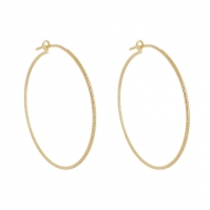 1700406500 - ARGOLA FIO TRABALHADO TAM. 30MM<br>QTDE PCT: 5 PAR - VAL PCT: R$ 14,20 - PESO UNIT: 1,200g