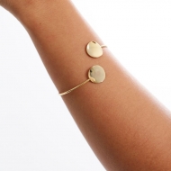 1703112800 - PULSEIRA FIO COM CHAPA TAM 55MM<br>QTDE PCT: 5 PC - VAL PCT: R$ 24,55 - PESO UNIT: 3,800g