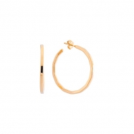 1300635600 - BRINCO ARGOLA ARREDONDADO 45 MM<br>QTDE PCT: 4 PAR - VAL PCT: R$ 23,76 - PESO UNIT: 8,240g