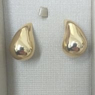 2400029700 - BRINCO GOTA LIZA GRANDE<br>QTDE PCT: 3 PAR - VAL PCT: R$ 29,37 - PESO UNIT: 7,000g
