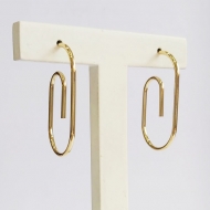 0100235900 - BRINCO ARGOLA CLIPS PEQUENO<br>QTDE PCT: 5 PAR - VAL PCT: R$ 15,70 - PESO UNIT: 3,240g