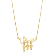 2404030800 - COLAR VOVO C/ 3 MENINOS<br>QTDE PCT: 3 PC - VAL PCT: R$ 62,37 - PESO UNIT: 4,200g