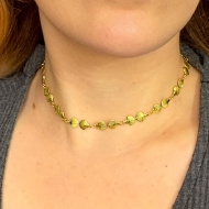2304030600 - CHOKER DE CONCHAS DE DOBRAR ABERTAS<br>QTDE PCT: 5 PC - VAL PCT: R$ 36,35 - PESO UNIT: 4,200g