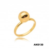 1902014700 - ANEL COM TAMPA REDONDA LISA<br>QTDE PCT: 5 PC - VAL PCT: R$ 27,80 - PESO UNIT: 2,600g