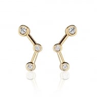 2400029400 - BRINCO COM ARO COM ZIRCONIA<br>QTDE PCT: 3 PAR - VAL PCT: R$ 29,37 - PESO UNIT: 1,800g