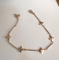 2203007200 - PULSEIRA CANUTILHO TREVO METAL<br>QTDE PCT: 2 PC - VAL PCT: R$ 10,00 - PESO UNIT: 2,800g