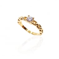 1402067900 - ANEL SOFT CORRENTE COM ZIRCONIA<br>QTDE PCT: 6 PC - VAL PCT: R$ 38,70 - PESO UNIT: 1,800g