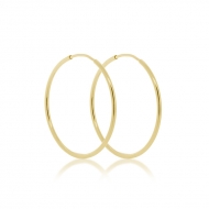 1700223400 - ARGOLA FIO REDONDO FURO NO FIO TAM. 20MM<br>QTDE PCT: 5 PAR - VAL PCT: R$ 14,55 - PESO UNIT: 1,900g