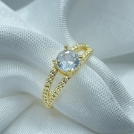 1402076400 - ANEL ZIRCNIA REDONDA 6.0 MM<br>QTDE PCT: 6 PC - VAL PCT: R$ 36,90 - PESO UNIT: 1,960g