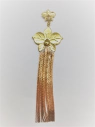 1600336800 - BRINCO FLOR P/FLOR MAIOR CORRENTE<br>QTDE PCT: 5 PAR - VAL PCT: R$ 84,00 - PESO UNIT: 9,650g