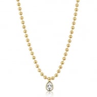 2404026700 - COLAR CORRENTE´BOLINHA E P/LUZ GOTA<br>QTDE PCT: 3 PC - VAL PCT: R$ 59,07 - PESO UNIT: 10,500g