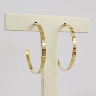 0100233400 - BRINCO ARGOLA TRILHO MDIO<br>QTDE PCT: 5 PAR - VAL PCT: R$ 17,05 - PESO UNIT: 3,150g