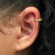 1700426400 - PIERCING CORRENTE GRUMET TAM. 10MM<br>QTDE PCT: 5 PS - VAL PCT: R$ 13,00 - PESO UNIT: 0,400g