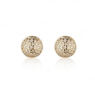 2400038200 - BRINCO REDONDO COM MICRO ZIRCONIAS<br>QTDE PCT: 3 PAR - VAL PCT: R$ 45,87 - PESO UNIT: 3,000g