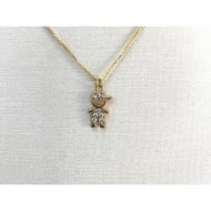 0504836800 - COLAR COM PINGENTE MENINO<br>QTDE PCT: 4 PC - VAL PCT: R$ 42,24 - PESO UNIT: 1,700g