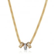 2404016700 - COLAR COM 3 ACESSORIOS CRAVEJADOS<br>QTDE PCT: 3 PC - VAL PCT: R$ 88,77 - PESO UNIT: 13,900g