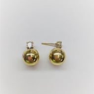 1600337600 - BRINCO ZIRCONIA 5M BOLA 13 SOLDADA<br>QTDE PCT: 5 PAR - VAL PCT: R$ 33,00 - PESO UNIT: 4,600g