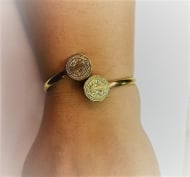 1603347200 - BRACELETE TUBO 2 SAO BENTO N3<br>QTDE PCT: 5 PC - VAL PCT: R$ 31,00 - PESO UNIT: 7,490g