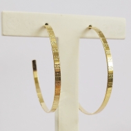0100233500 - BRONCO ARGOLA TRILHO GRANDE<br>QTDE PCT: 5 PAR - VAL PCT: R$ 20,70 - PESO UNIT: 3,470g