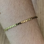 1703111400 - PULSEIRA FIO TORCIDO E LAMINADO FINO TAM 60MM<br>QTDE PCT: 5 PC - VAL PCT: R$ 23,65 - PESO UNIT: 4,500g