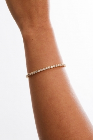 0603719000 - BRACELETE ZIRCNIA REDONDA<br>QTDE PCT: 1 PC - VAL PCT: R$ 15,99 - PESO UNIT: 6,800g