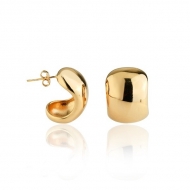 2400048500 - BRINCO ARGOLA PEQUENA LISA<br>QTDE PCT: 3 PAR - VAL PCT: R$ 45,87 - PESO UNIT: 11,900g
