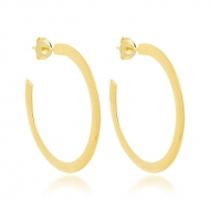 1700419200 - ARGOLA FIO ELIPSE TAM. 15MM<br>QTDE PCT: 5 PAR - VAL PCT: R$ 12,85 - PESO UNIT: 1,900g