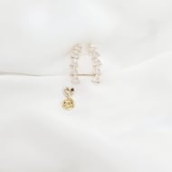 0600508700 - BRINCO ZIRCONIA EARCUFF DE TRIANGULOS<br>QTDE PCT: 3 PAR - VAL PCT: R$ 26,70 - PESO UNIT: 2,900g