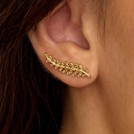2300033400 - BRINCO GALHO EAR CUFF<br>QTDE PCT: 5 PAR - VAL PCT: R$ 21,00 - PESO UNIT: 1,400g