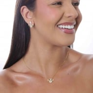 2308000600 - CONJUNTO ZIRCONIA CORACAO COM ASAS<br>QTDE PCT: 5 PC - VAL PCT: R$ 59,80 - PESO UNIT: 4,900g