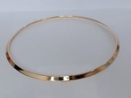 1304137600 - GARGANTILHA CHOCKER FIO LAMINADO<br>QTDE PCT: 3 PC - VAL PCT: R$ 22,98 - PESO UNIT: 17,000g